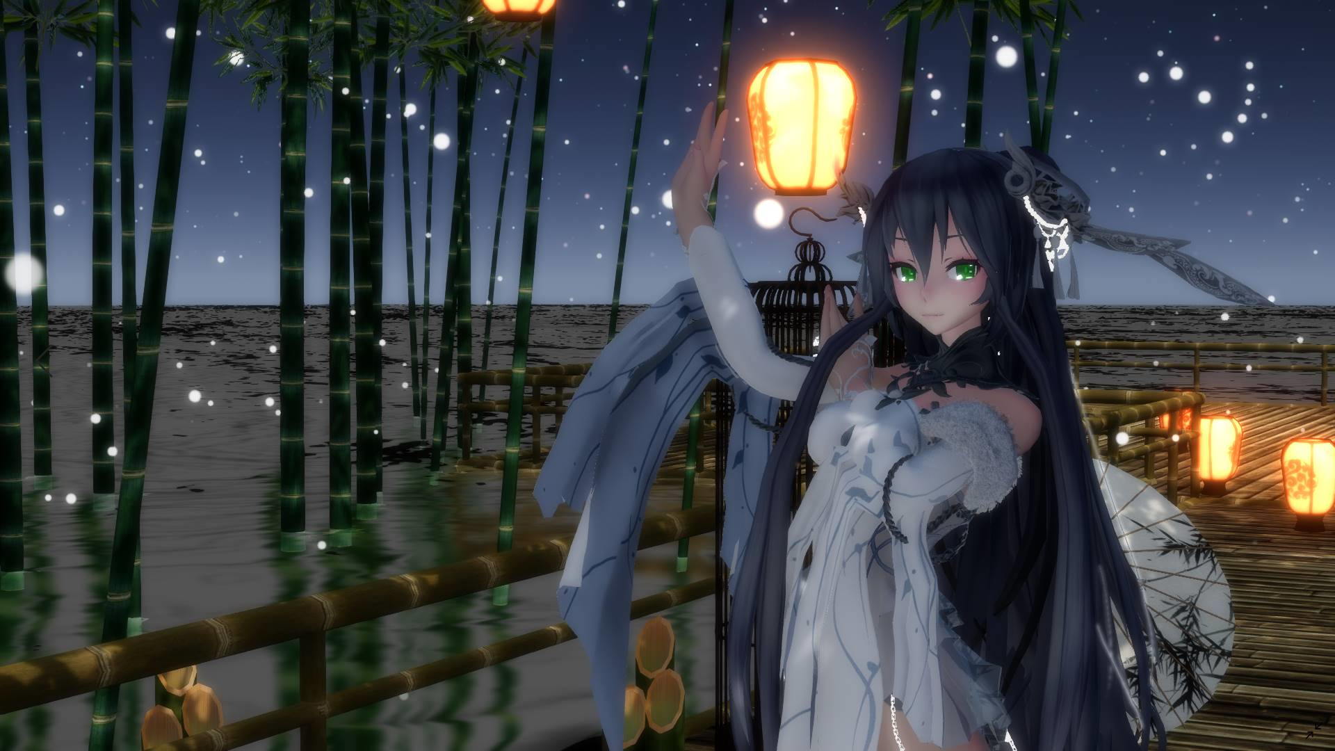 【洛天依MMD】霜雪千年 梦塔雪谜城洛天依